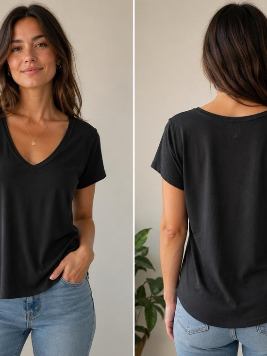 lululemon athletica Tops - Women’s Black Lululemon V-Neck Tee